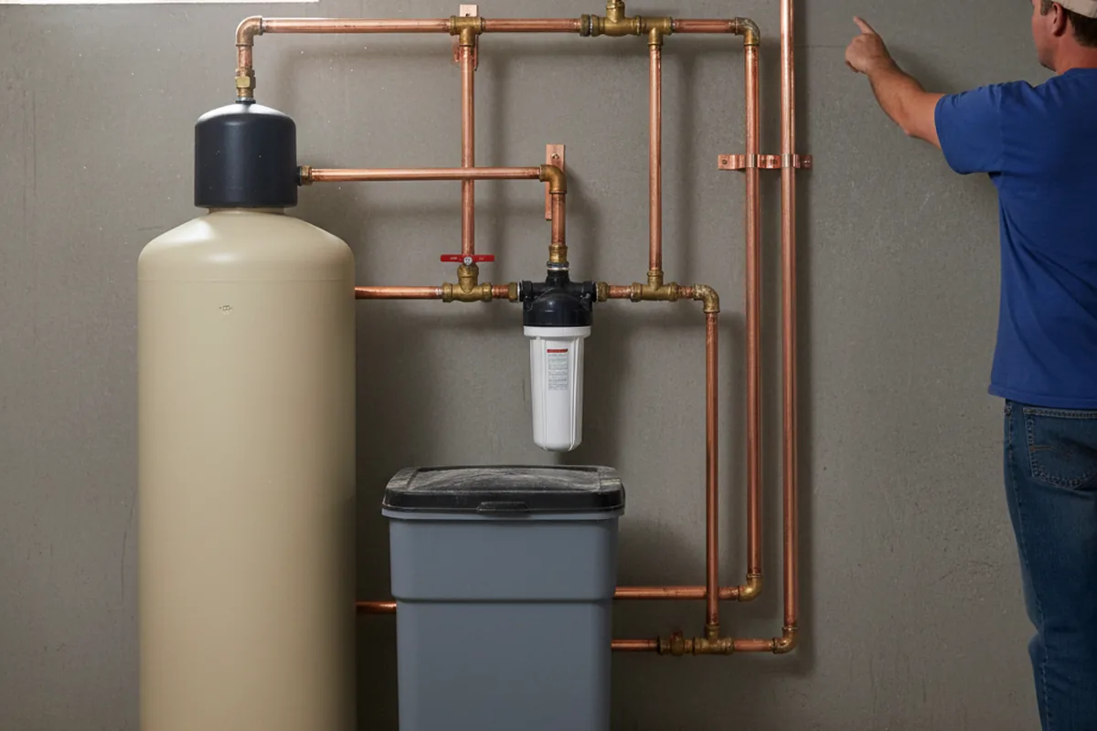 Whole-house water treatment system installed in Irvington